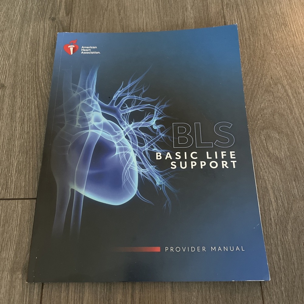 Basic Life Support Provider Manual by American Heart Association (2020, Trade...